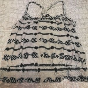 Chevron patrerned tank top XS